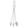 Express Metal Charging Cable With Keychain