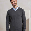 Premier Knitted Cotton Acrylic V Neck Sweater