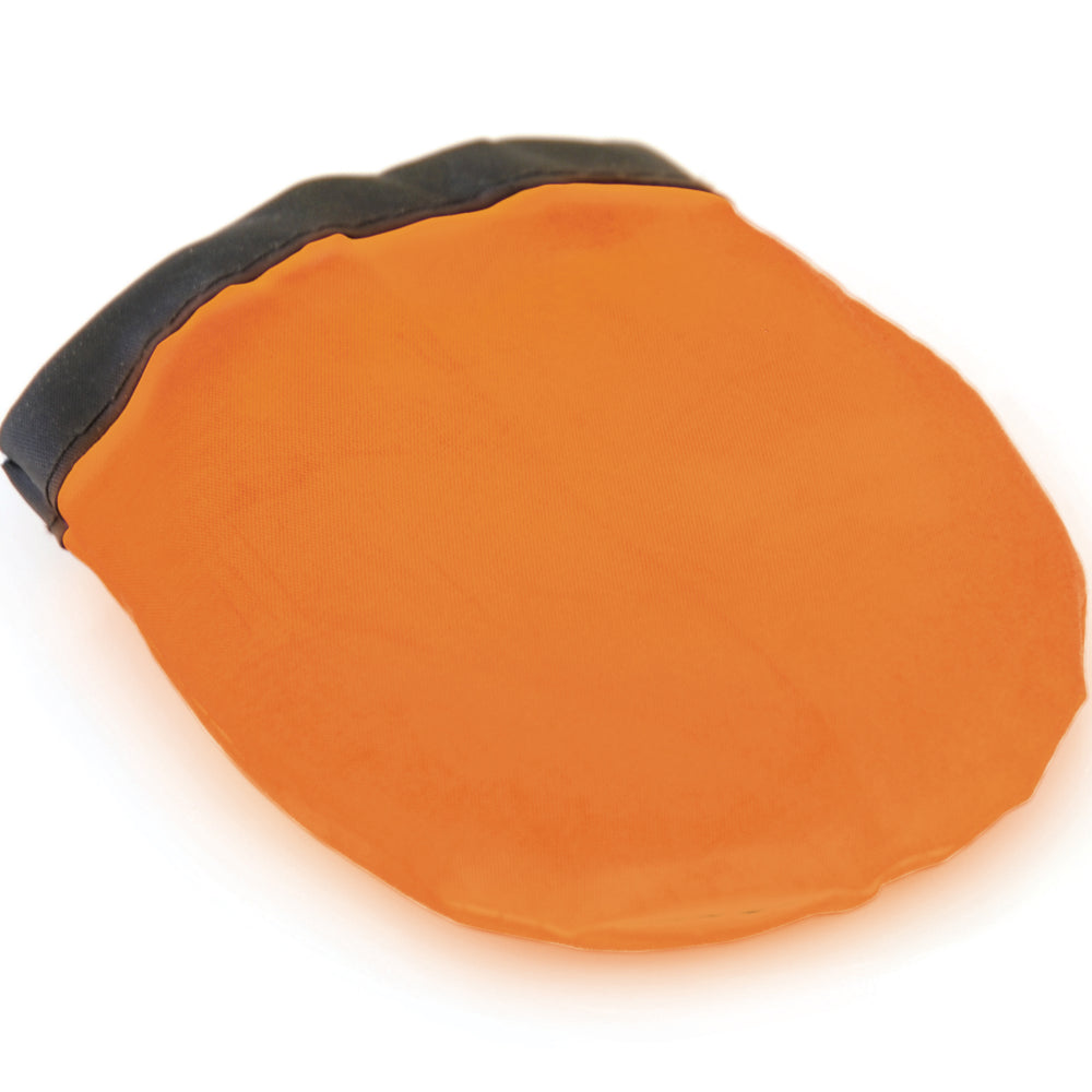 Branded Foldable Foldaway Frisbee with Pouch and Black trim