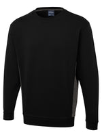 Branded Two Tone Crew New Sweatshirt