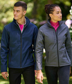 Regatta Ladies Octagon II Soft Shell Jacket Seal Grey/Black