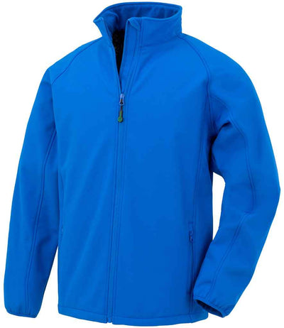 Result Genuine Recycled Kids Two Layer Printable Soft Shell Jacket Royal Blue