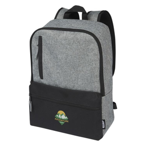 Reclaim 15" GRS recycled two-tone laptop backpack 14L