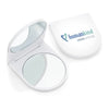 White Plastic Compact Mirror