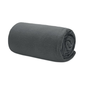 RPET fleece travel blanket Grey