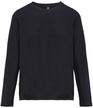 SOL'S Ladies Monarch Long Sleeve T-Shirt Deep Black