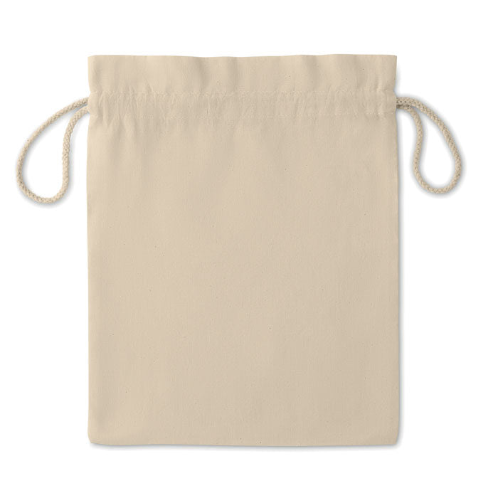 Branded Medium Cotton draw cord bag