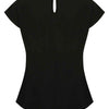 Henbury Ladies Pleat Front Short Sleeve Blouse