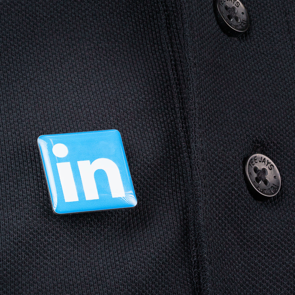 Bespoke Shape Metal Clutch Pin Badge - 35mm