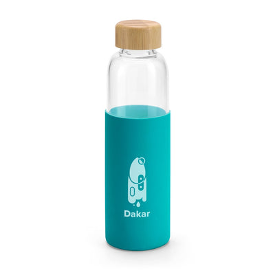 DAKAR. Bamboo and borosilicate glass bottle 600 mL