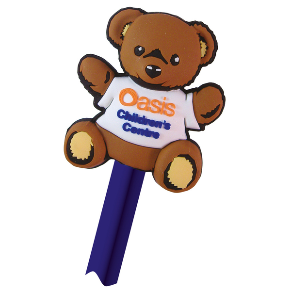 Branded 3D PVC Pencil Topper