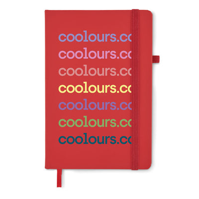 Recycled PU A5 lined notebook