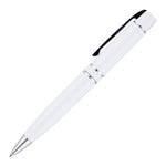 Branded DUKE ball pen with chrome trim