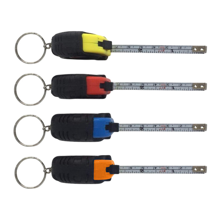 Branded Mini Tape Measure Keyring - 1m