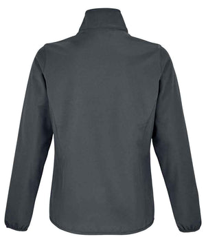 SOL'S Ladies Falcon Recycled Soft Shell Jacket Charcoal