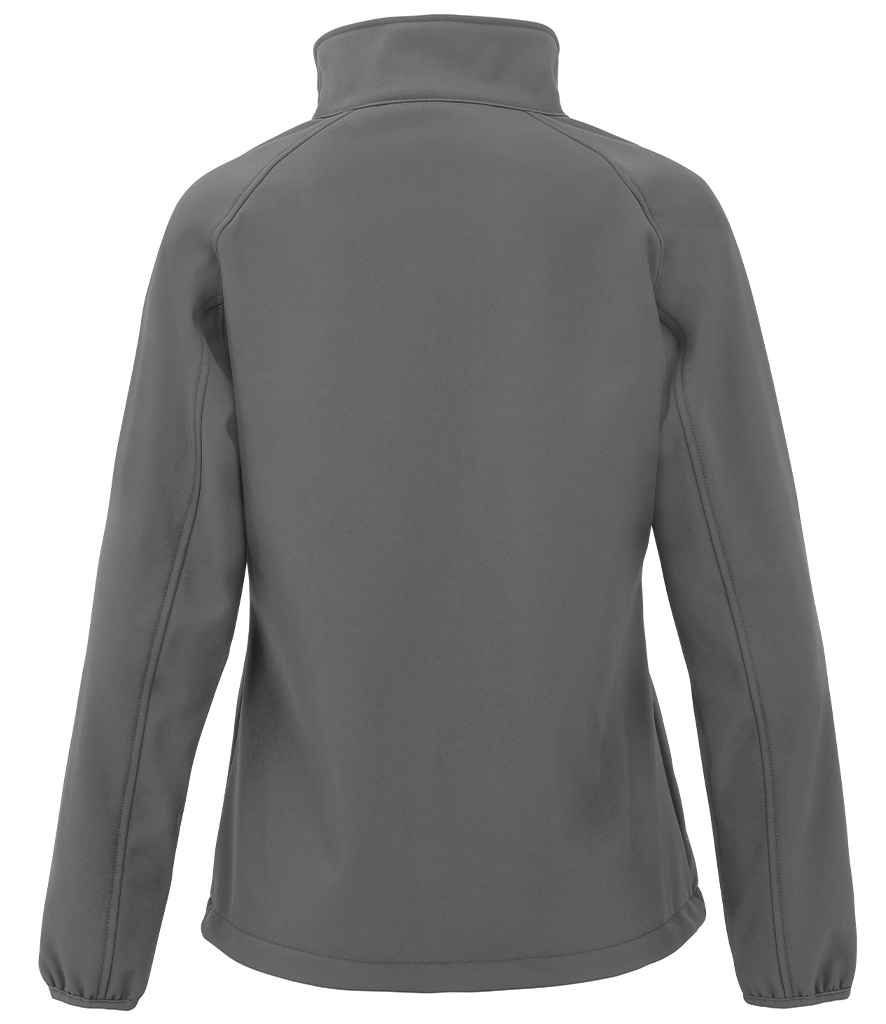 Result Genuine Recycled Ladies Printable Soft Shell Jacket Workguard Grey