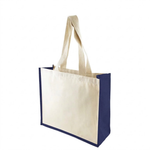 Kongoni Jute & Canvas Bag