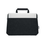 Branded RPET felt zippered laptop bag