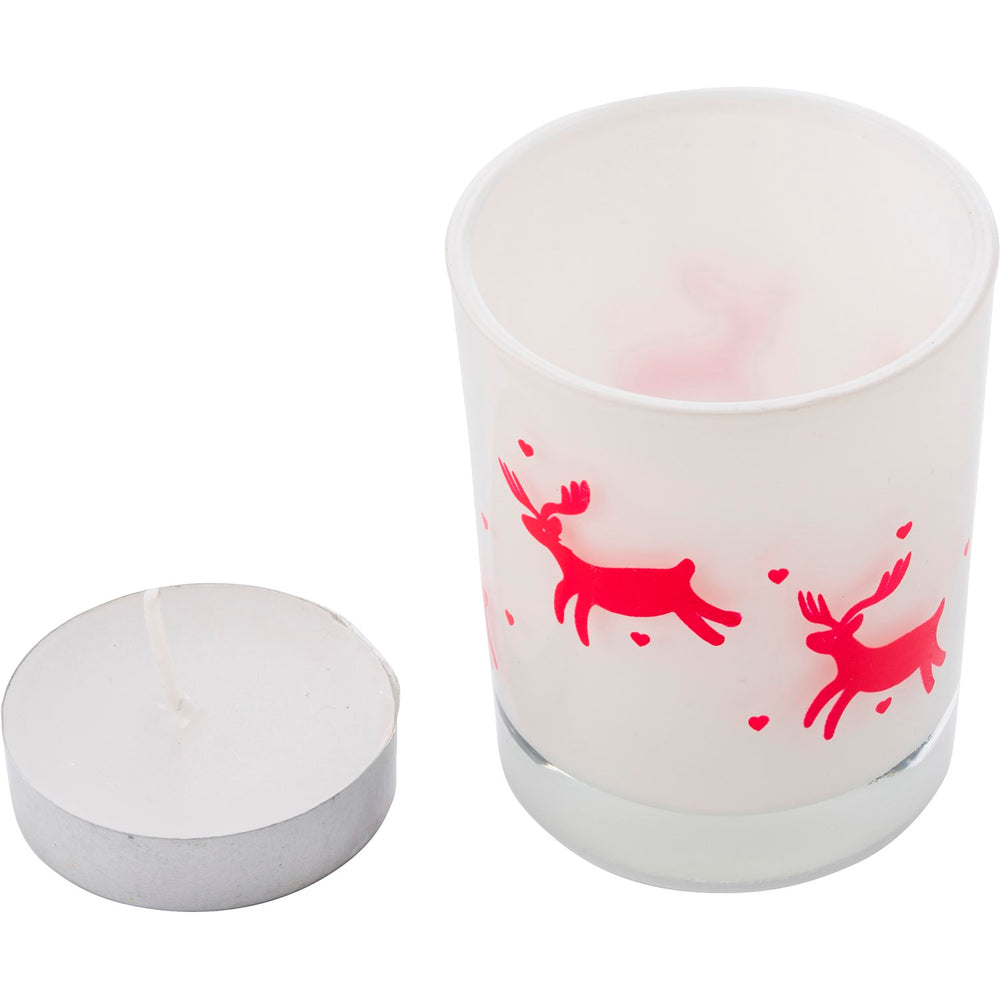 Branded Pettus Glass candle holder
