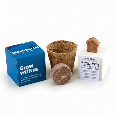 House Shaped Seed Bomb Kit (Fully Printed Box)