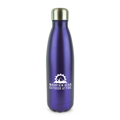 Branded Ashford Plus DOUBLE WALL 500ml Stainless Steel drinks bottle