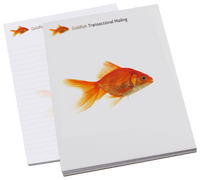 A4 Notepad with Wrapover Front Cover