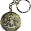 Branded Stamped Iron Soft Enamel Keyring (40mm)