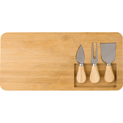 Branded Honeyfields Bamboo cheese board