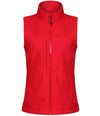Regatta Ladies Flux Soft Shell Bodywarmer Classic Red/Seal Grey