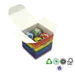 Cube Box of Footballs