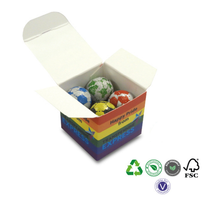 Cube Box of Footballs