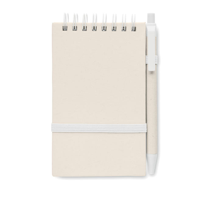 Branded A6 milk carton notebook set