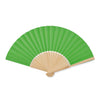 Manual hand fan with bamboo handle