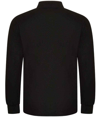 Pro RTX Pro Long Sleeve Piqué Polo Shirt Black