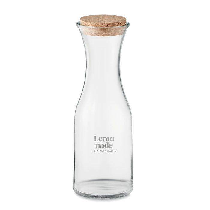 Branded Recycled glass carafe 1L
