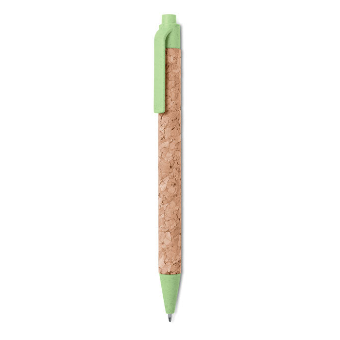 Branded Cork/ Wheat Straw/ABS ball pen