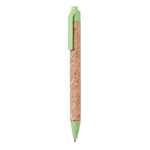 Branded Cork/ Wheat Straw/ABS ball pen