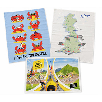 Full Colour Printed Tea Towel