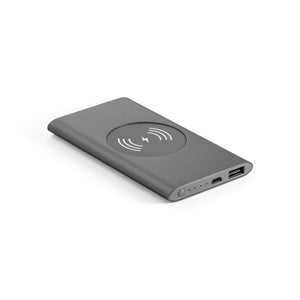 CASSINI. Aluminium portable battery and wireless charger 4'000 mAh