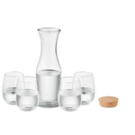 Branded Set of recycled glass drink