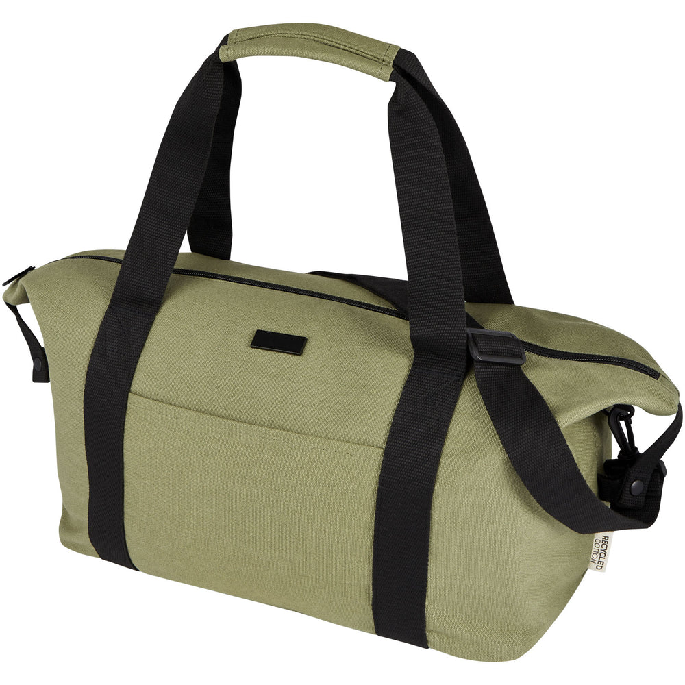Branded Joey GRS recycled canvas sports duffel bag 25L