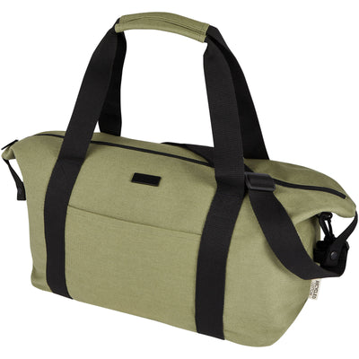 Branded Joey GRS recycled canvas sports duffel bag 25L