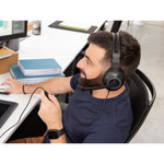 KILBY. Adjustable headphones with microphone in ABS and PP