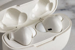 Branded RCS recycled plastic Liberty Pro wireless earbuds