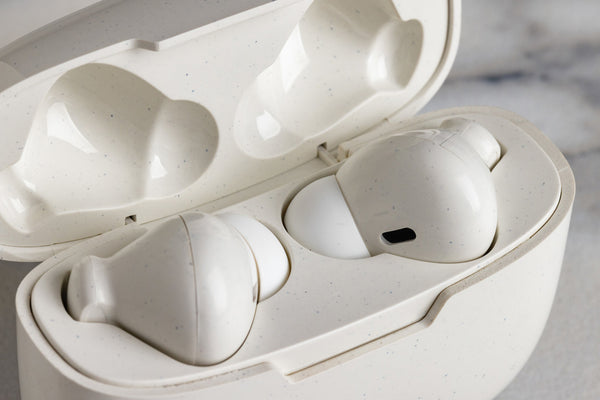 Branded RCS recycled plastic Liberty Pro wireless earbuds