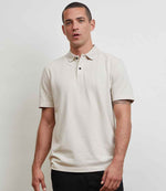 NEOBLU Unisex Orel Piqué Polo Shirt Dusty Beige