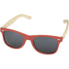 Branded Sun Ray bamboo sunglasses