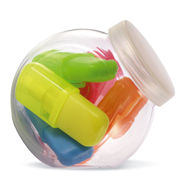 Branded 5 highlighters in container