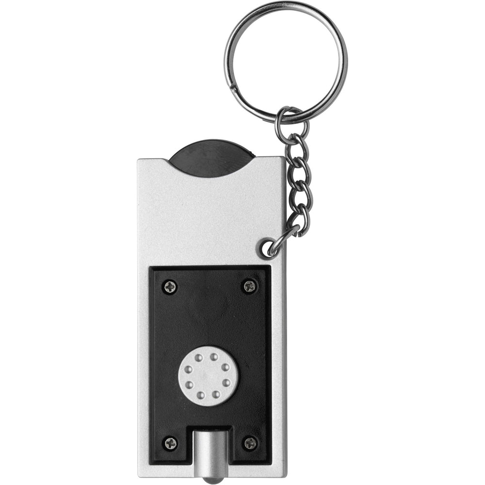 Branded Frosthole Key holder with coin (€0.50)
