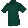 Premier Ladies Short Sleeve Poplin Blouse